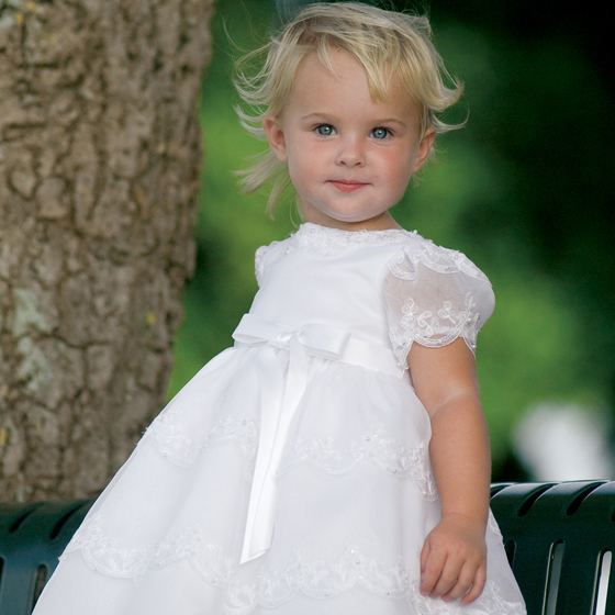 Sarah Louise Ceremonial Ballerina Length Christening Party Dress 70008